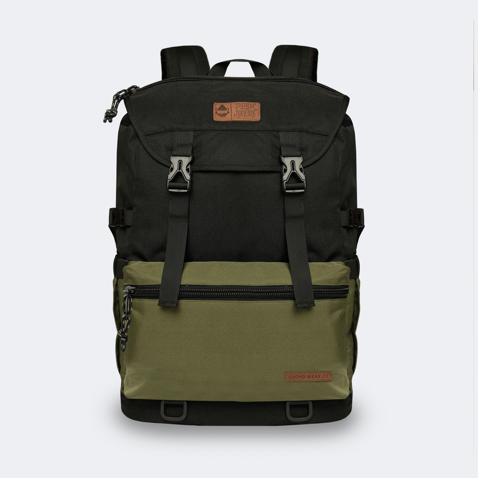 Mochila Nylon Hakon 35L Black Gnomo-0