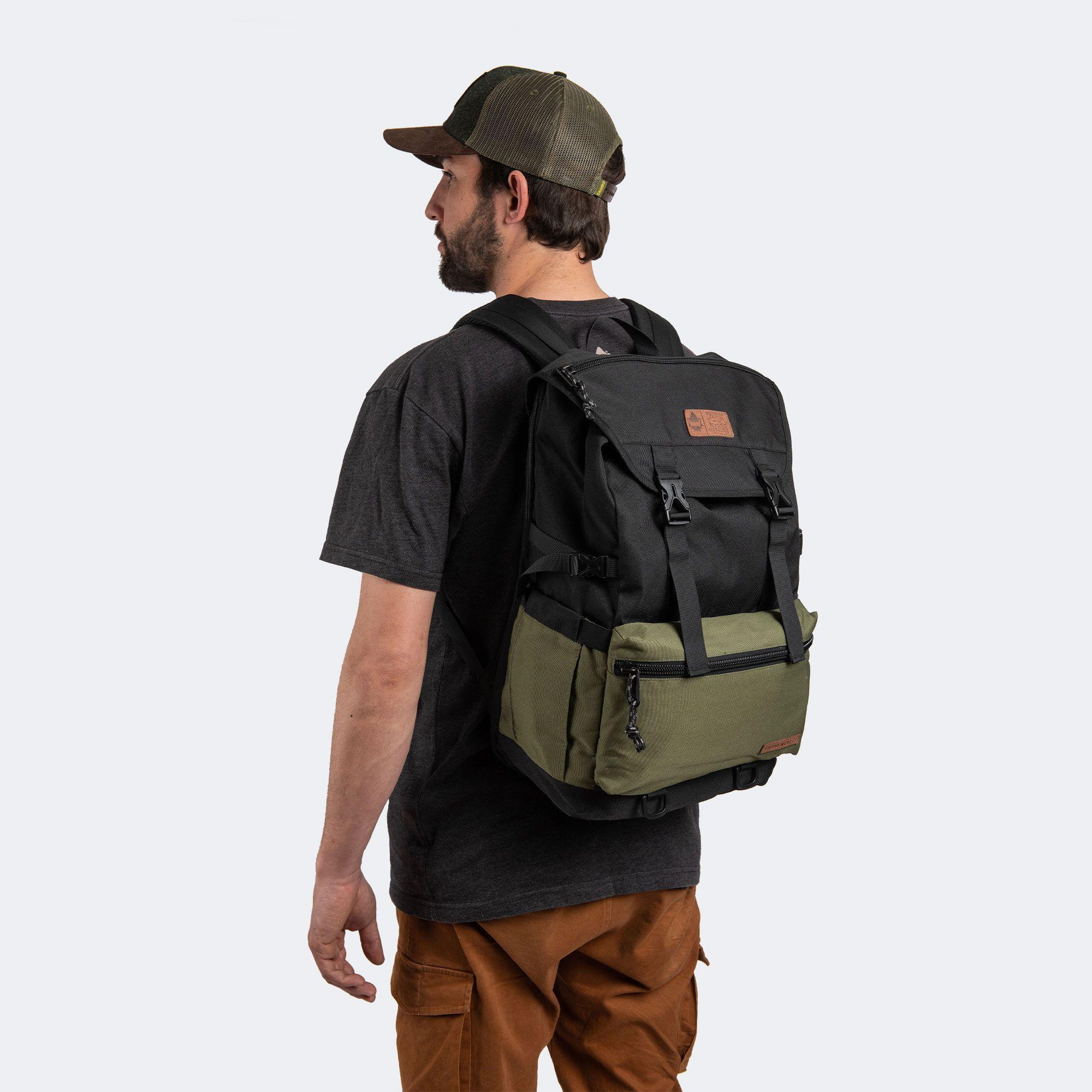Mochila Nylon Hakon 35L Black Gnomo-3