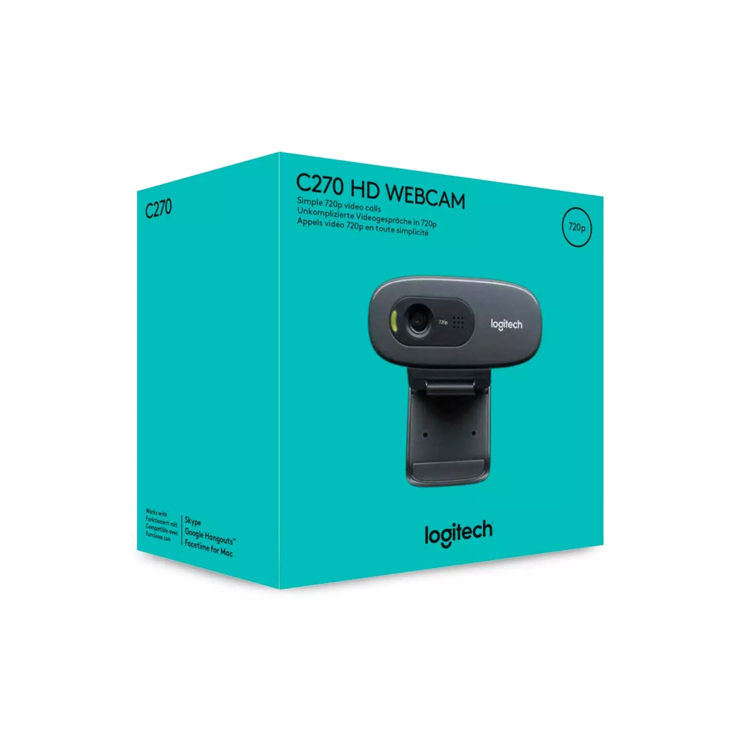  Cámara Webcam Logitech  C270 30fps HD 720P-3