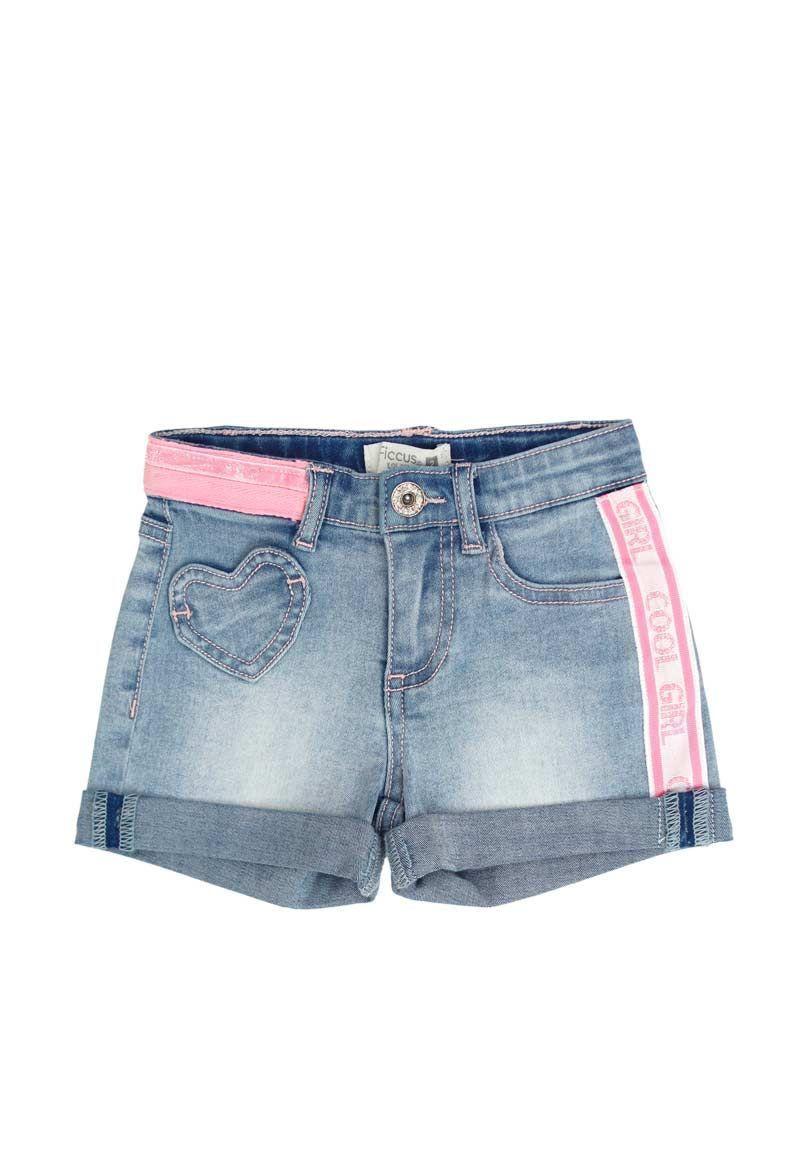 Short Kids Niña Jeans Funny Ficcus-0