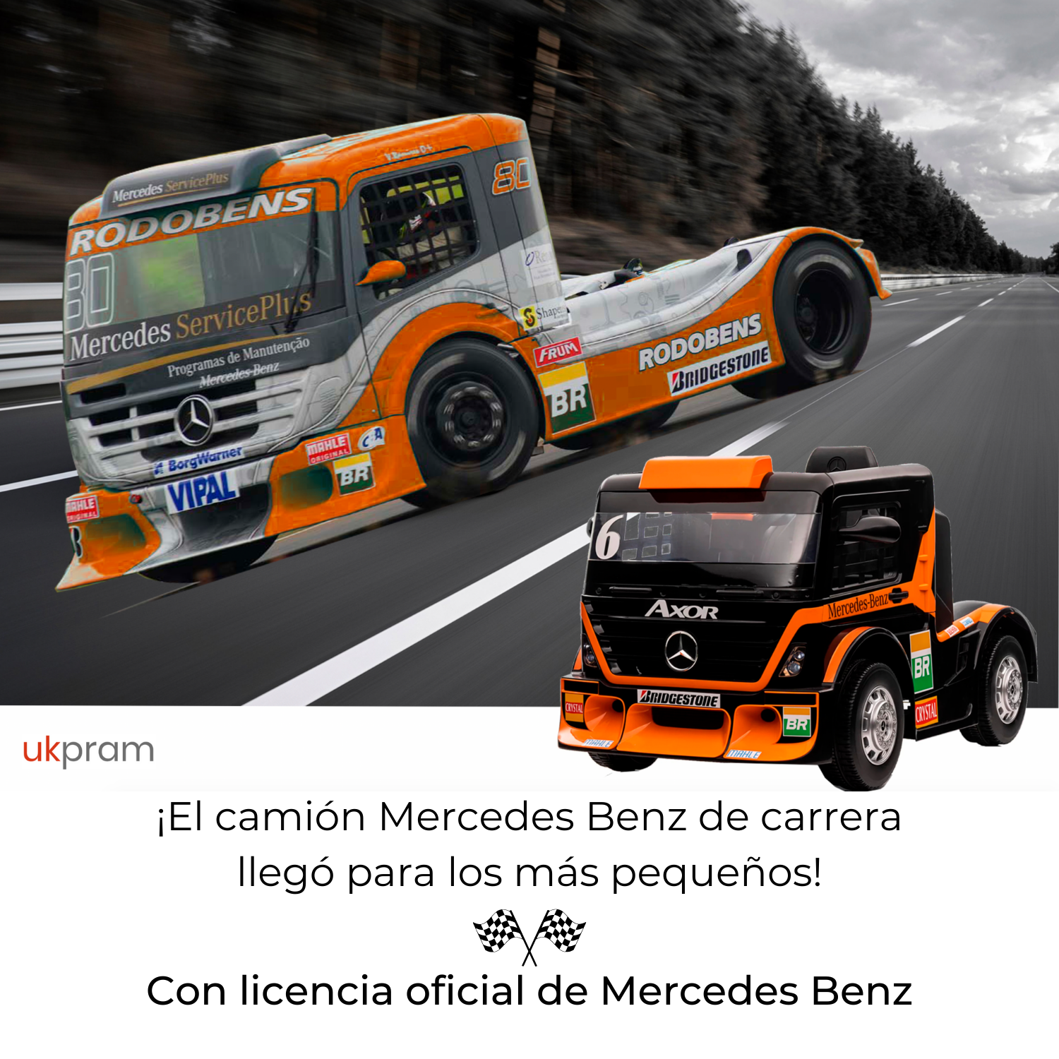 CAMION A BATERIA MERCEDES BENZ AXOR | UKPRAM-4