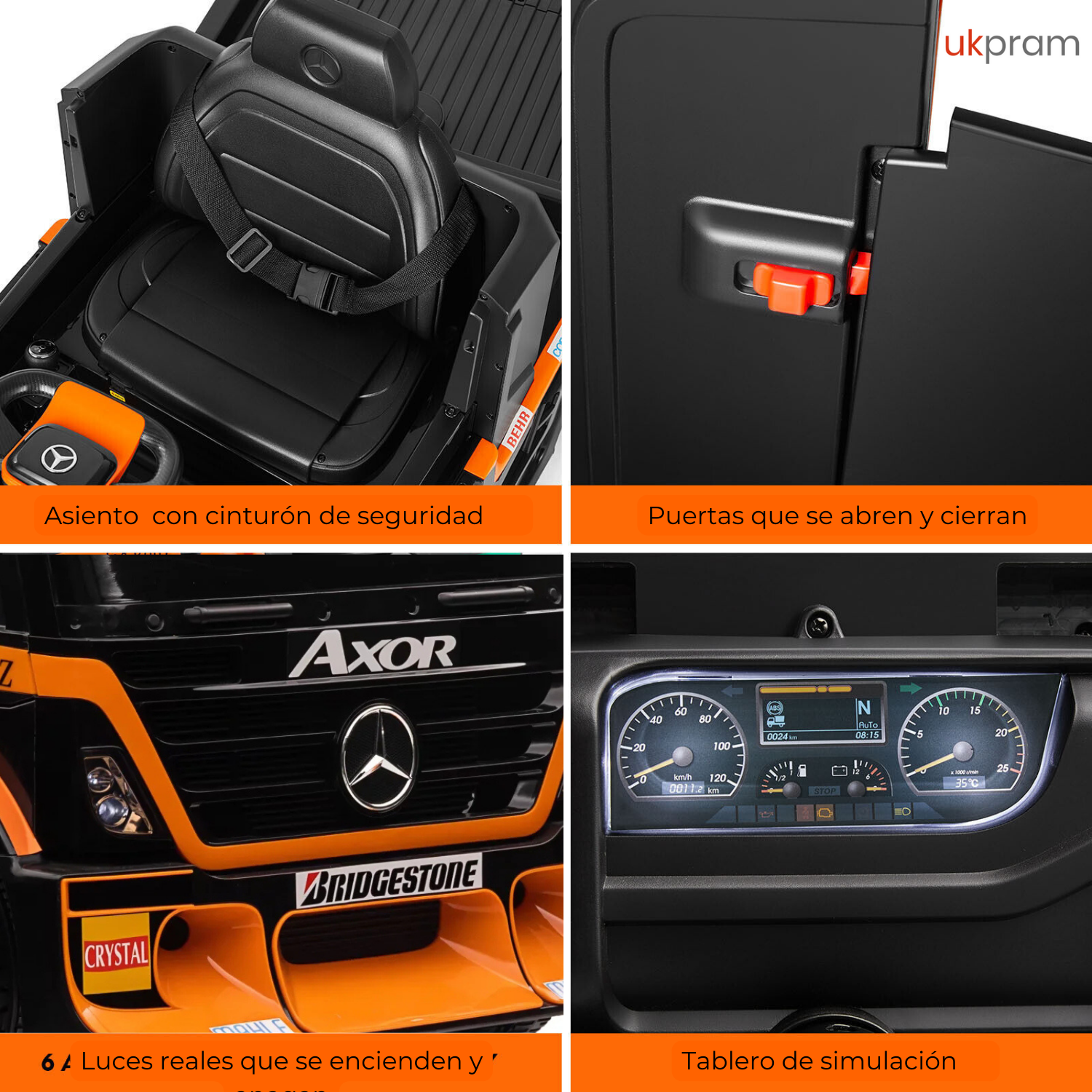 CAMION A BATERIA MERCEDES BENZ AXOR | UKPRAM-5