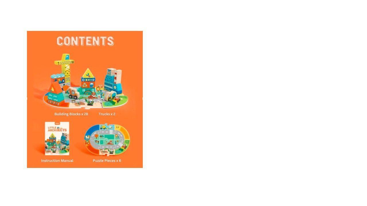 Bloques De Madera  Construcción Ciudad Montessori-2