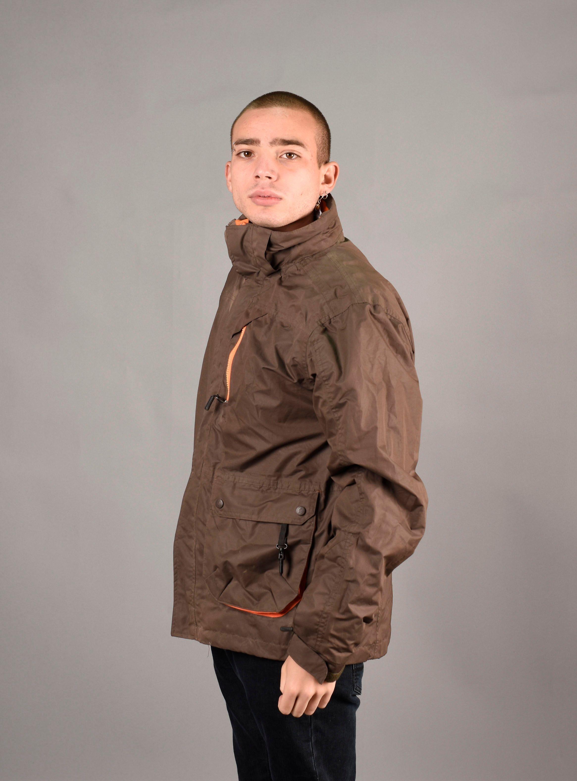 Parka Hombre Poliéster Café 50-1