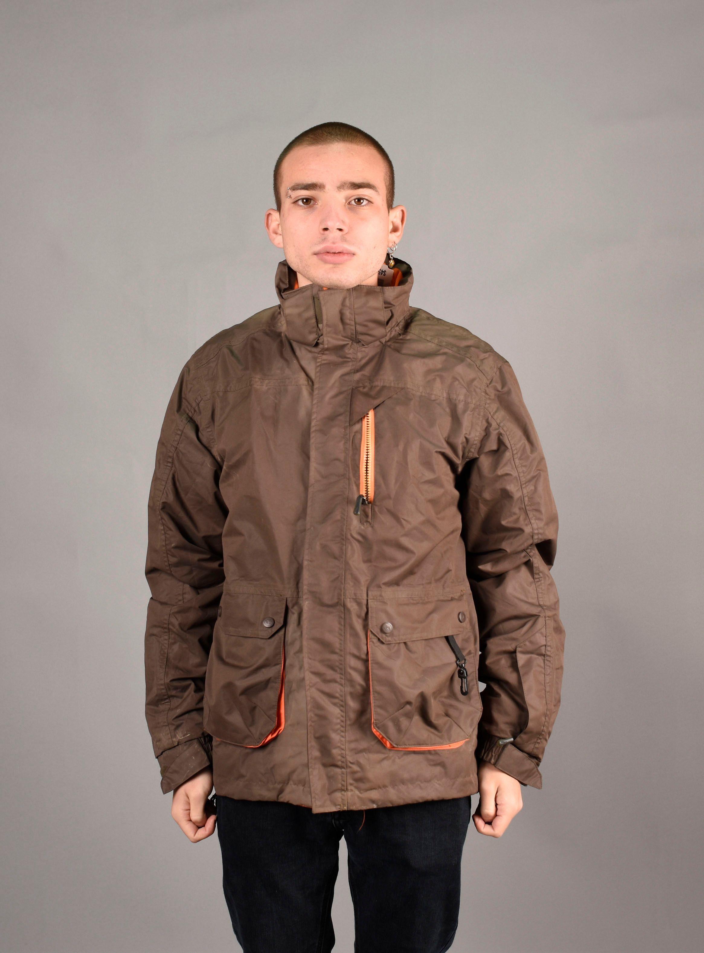 Parka Hombre Poliéster Café 50-0
