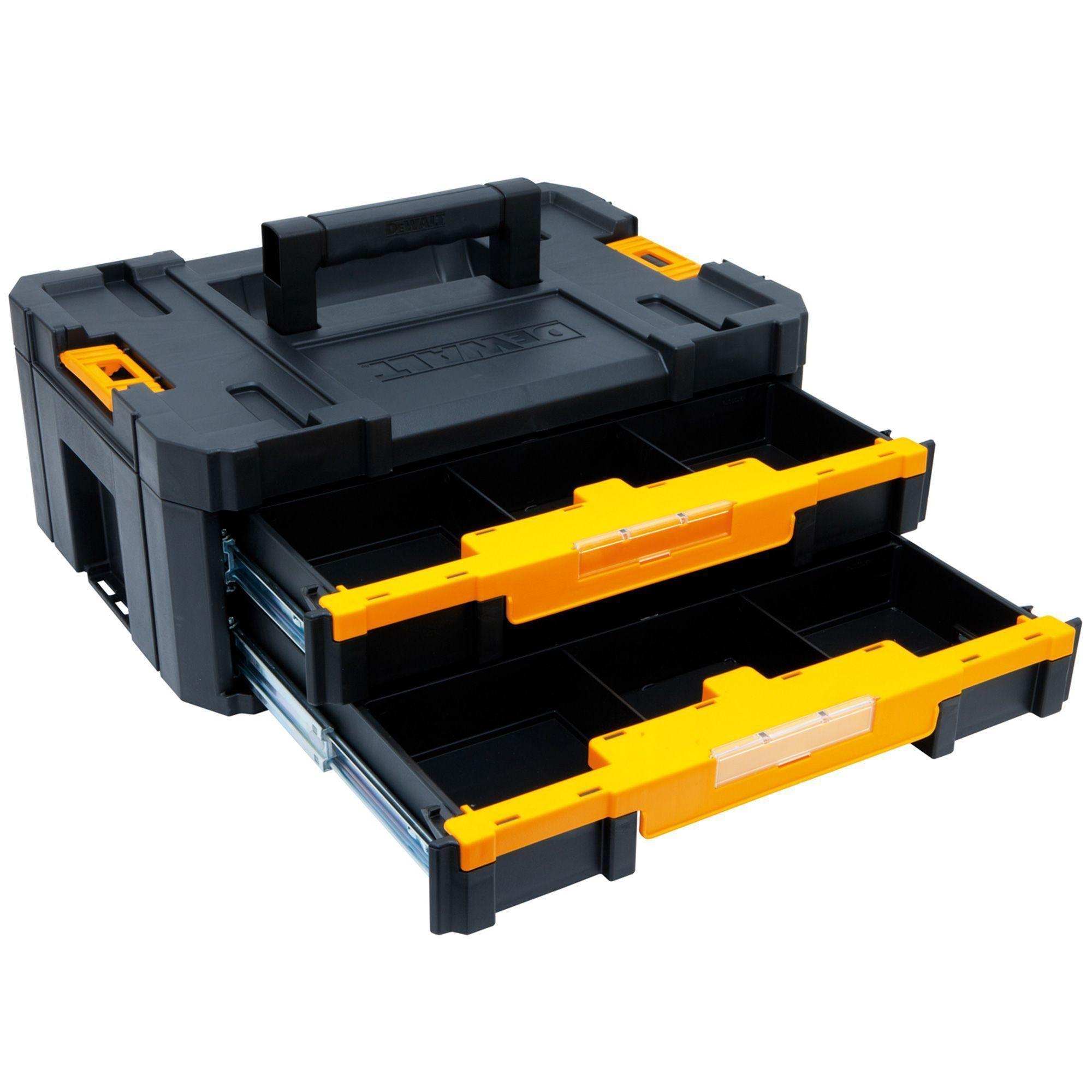 Caja Con Doble organizador 7.5kg Tstak Dewalt Dwst17804-2