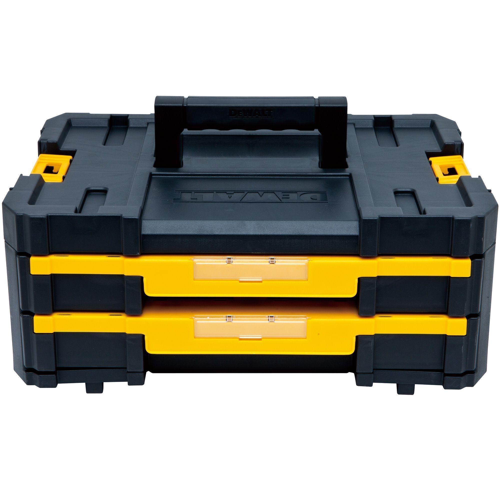 Caja Con Doble organizador 7.5kg Tstak Dewalt Dwst17804-1