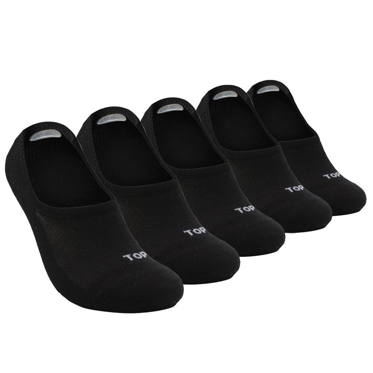 Calcetines Invisibles Pack 5 Negros-0