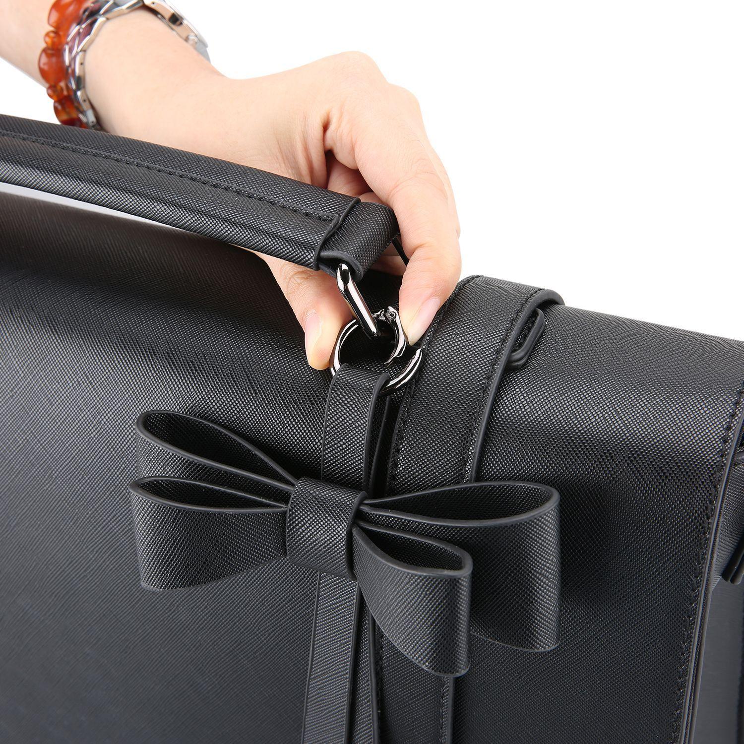 Ecosusi Bolso Maletín WORKS para laptop de hasta 15.6 '' - negro-5