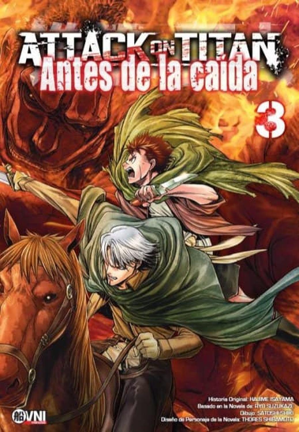 Manga Attack On Titan - Antes De La Caida 03 - Argentina-0