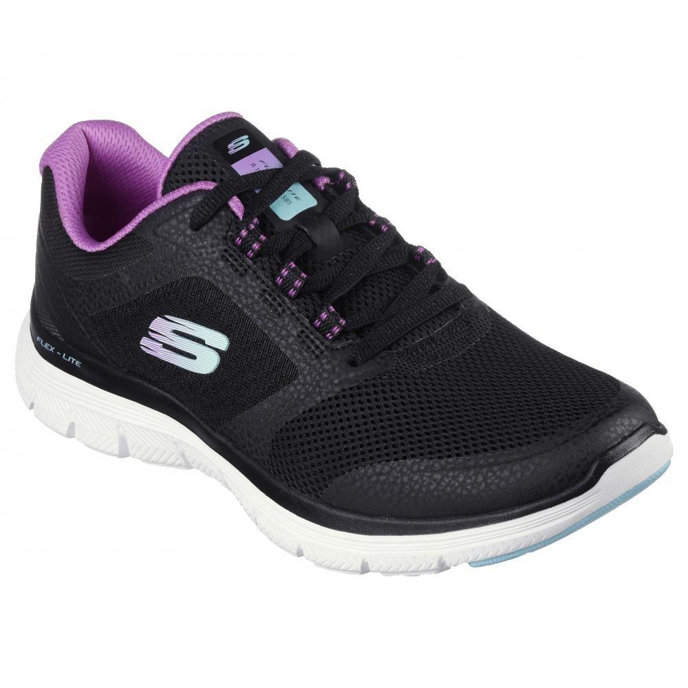 Zapatilla Mujer Flex Appeal 4.0 Negra Skechers-0