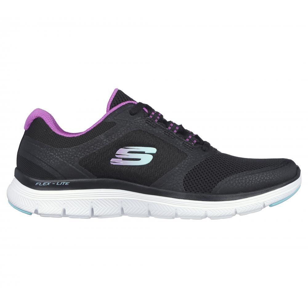 Zapatilla Mujer Flex Appeal 4.0 Negra Skechers-4