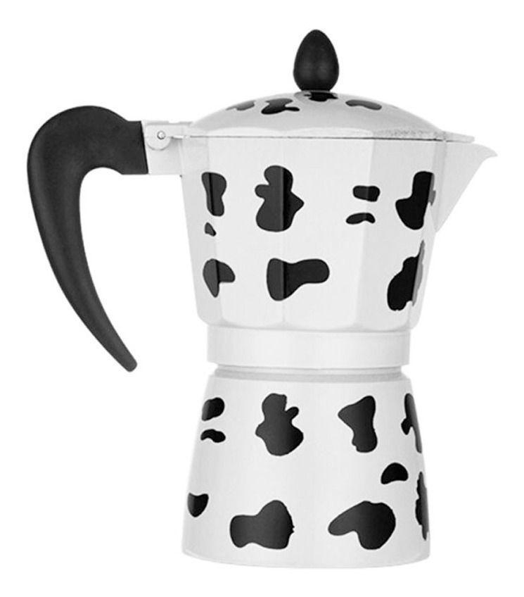 Cafetera Greca De Acero Inoxidable Vaquita 3 Tazas-0