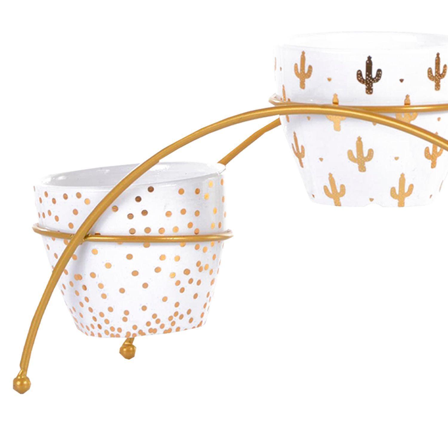 Maceta Decorativa Ankara Triple Con Soporte-2