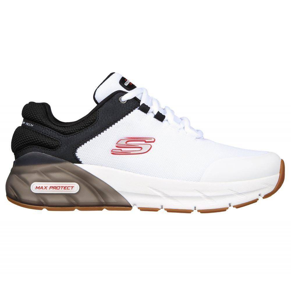 Zapatilla Hombre Max Protect Sport Blanco Skechers-4