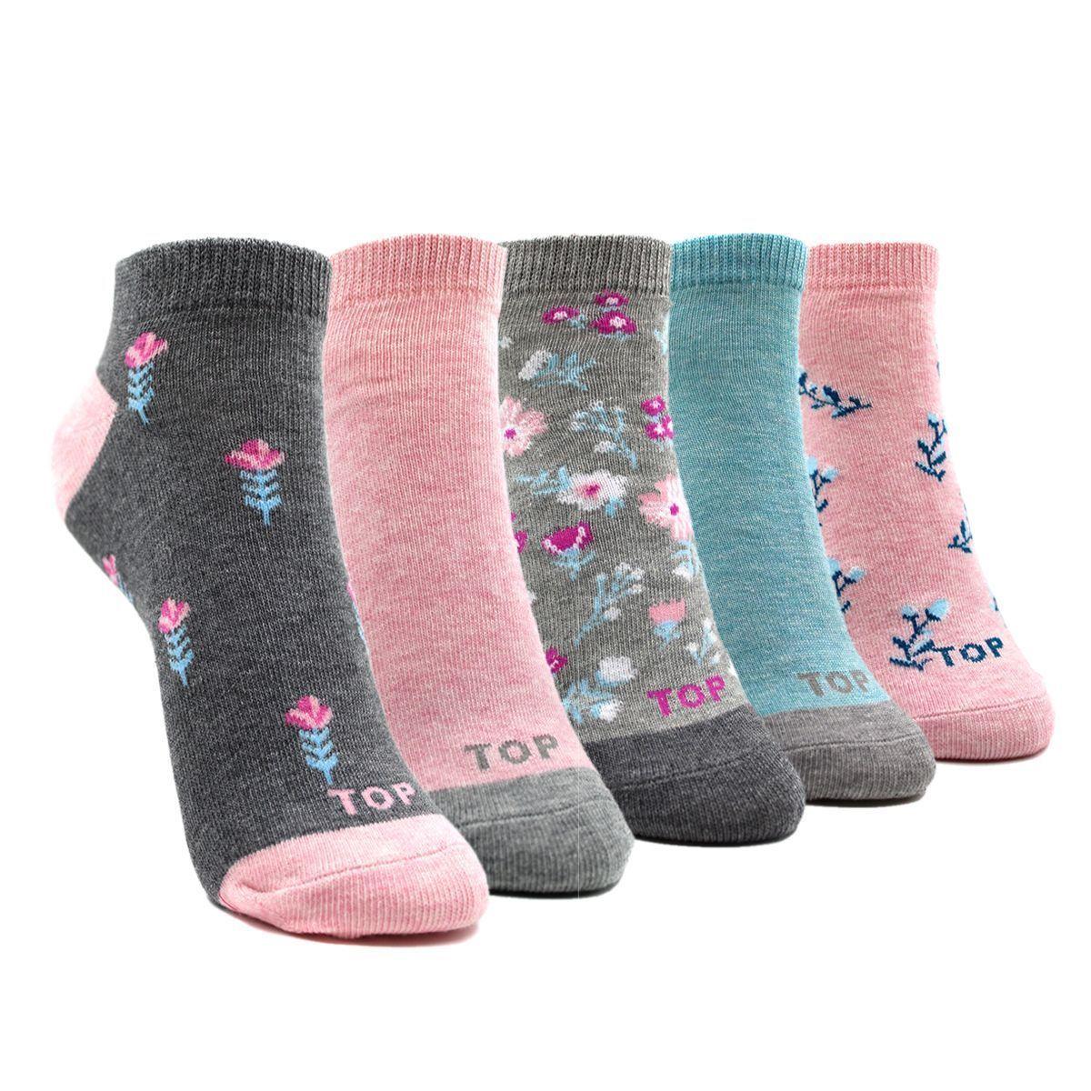 Calcetines Tobilleros Mujer Pack 5 C5-0