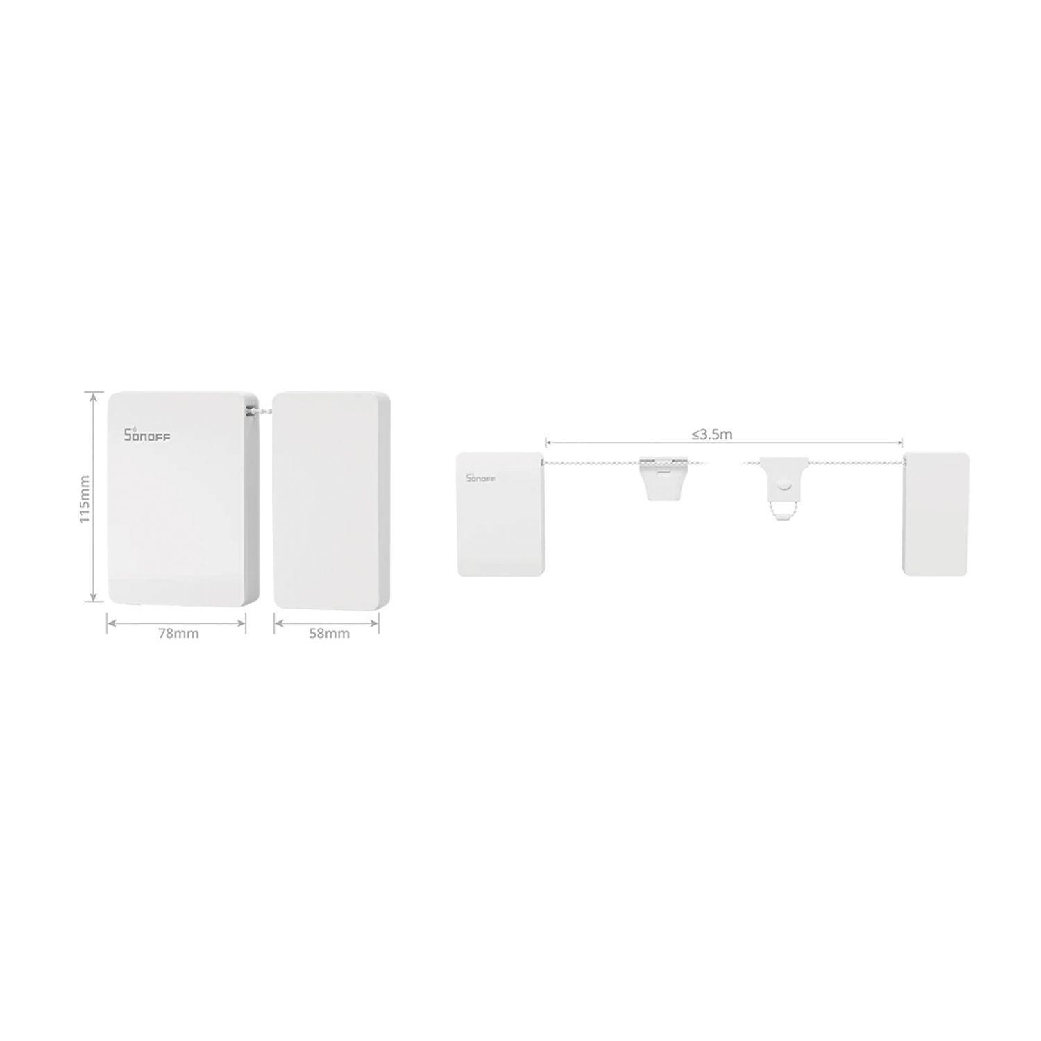Motor de Cortina Inteligente Zigbee ZBCurtain Sonoff-4