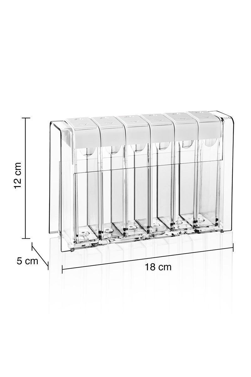 Set 6 Piezas Especiero Blanco-2