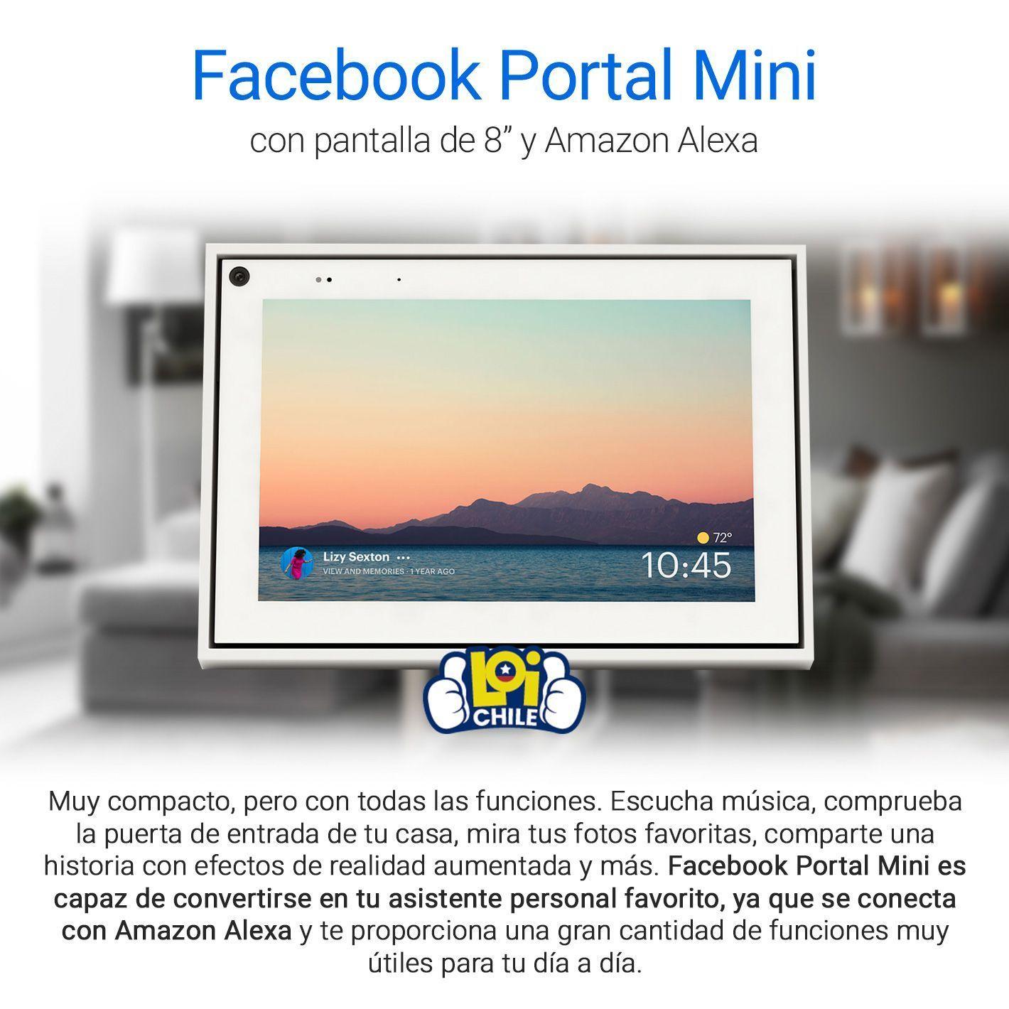 Facebook Portal Mini Con Pantalla de 8' y Amazon Alexa-1
