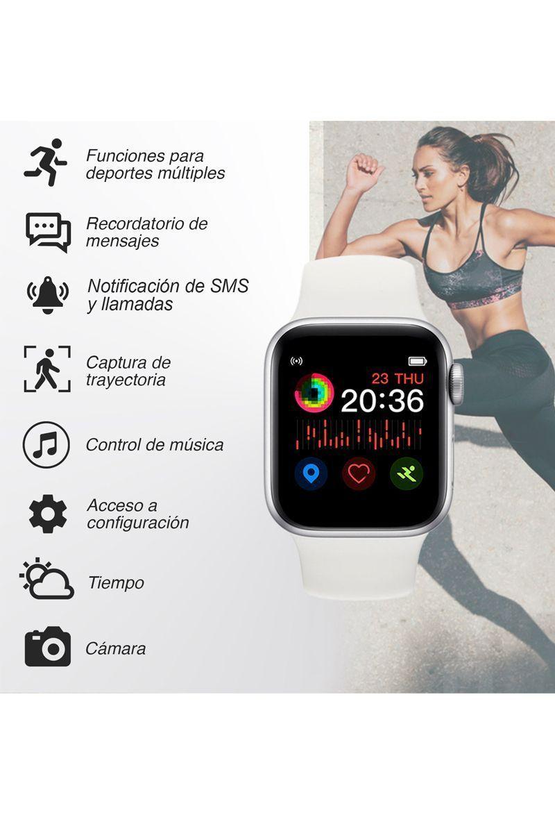 Reloj Inteligente Smartwatch T500 Blanco-1
