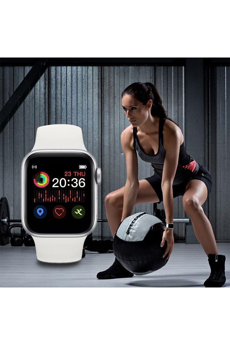 Reloj Inteligente Smartwatch T500 Blanco-5