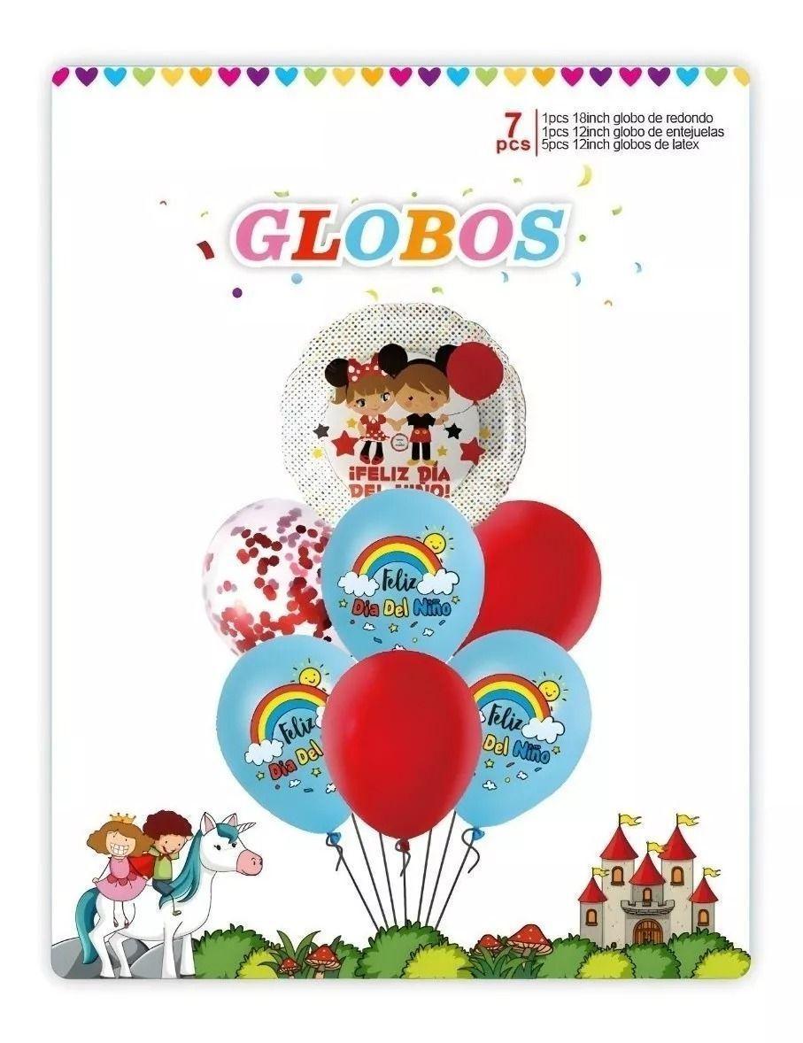 Set De Decoración Globos Celebracion Dia Del Niño.-1