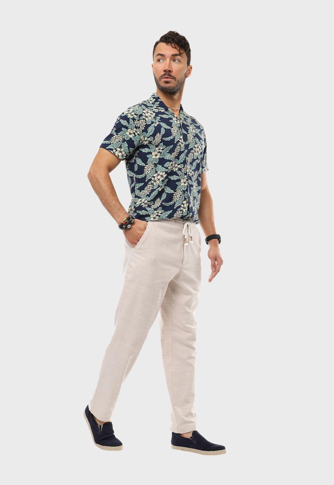 Pantalón Look Lino Relaxed Arrow-3