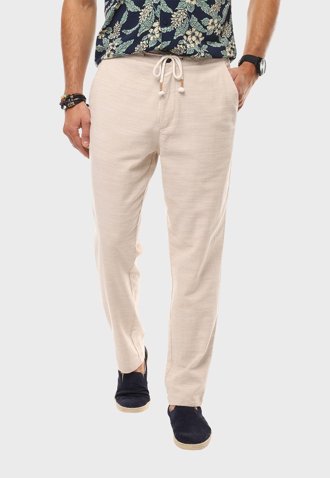 Pantalón Look Lino Relaxed Arrow-0