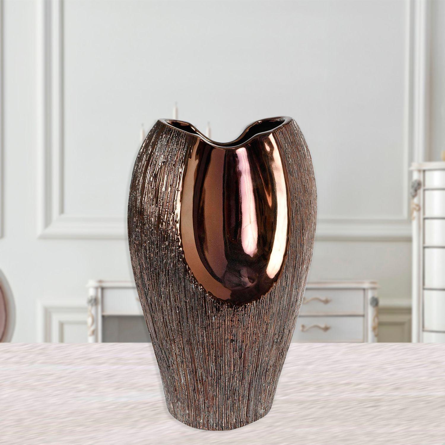 Jarrón Decorativo Berlín Cobre Ancho-3