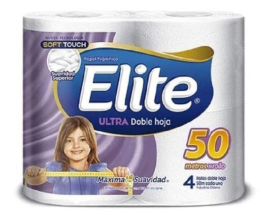 Papel Higienico Doble Hoja Mega 50 Mts Elite 4 Un-0