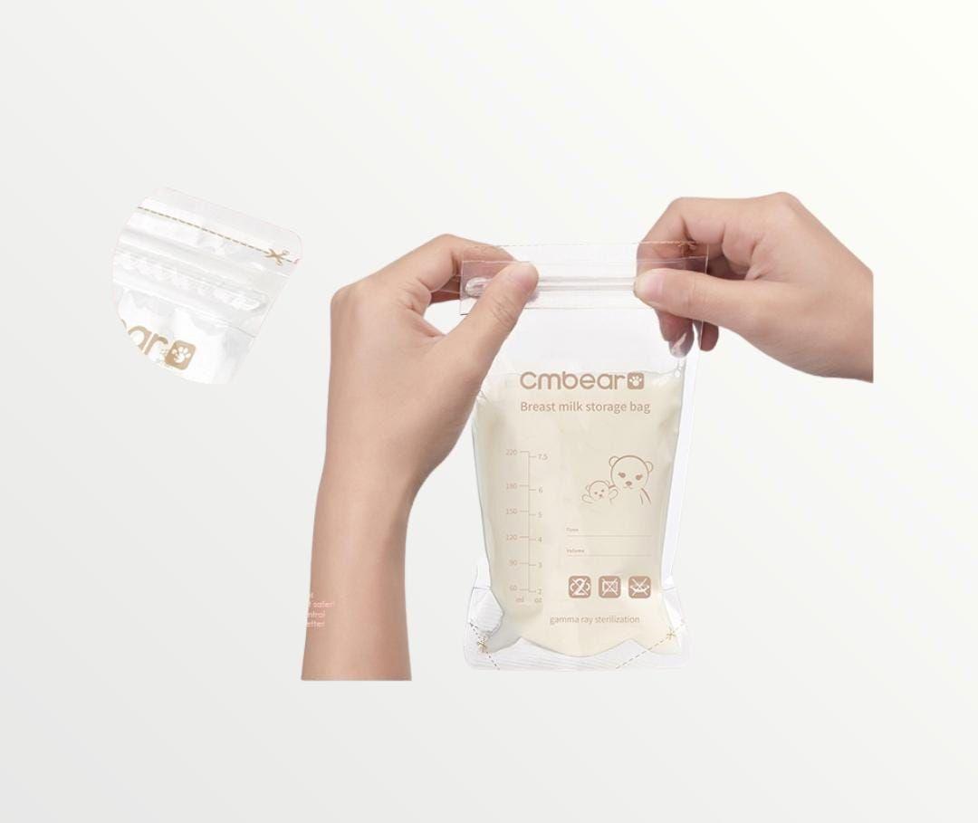 BOLSA DE ALMACENAMIENTO DE LECHE MATERNAL LIBRE BPA 30 UNID. CMBEAR  UXOCRO-2