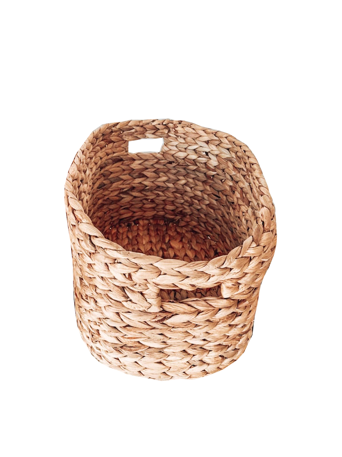 Canasto Rucue Fibras Naturales L - CAZANDO TESOROS-0