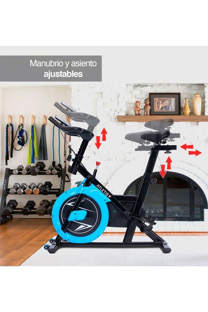 Bicicleta Spinning Fitness Volante 10Kg Negro-4