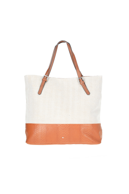 Cartera Hombro Beige Natural iD-0