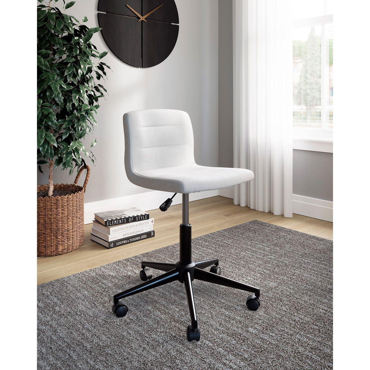 Silla de escritorio Beauenali blanco-1