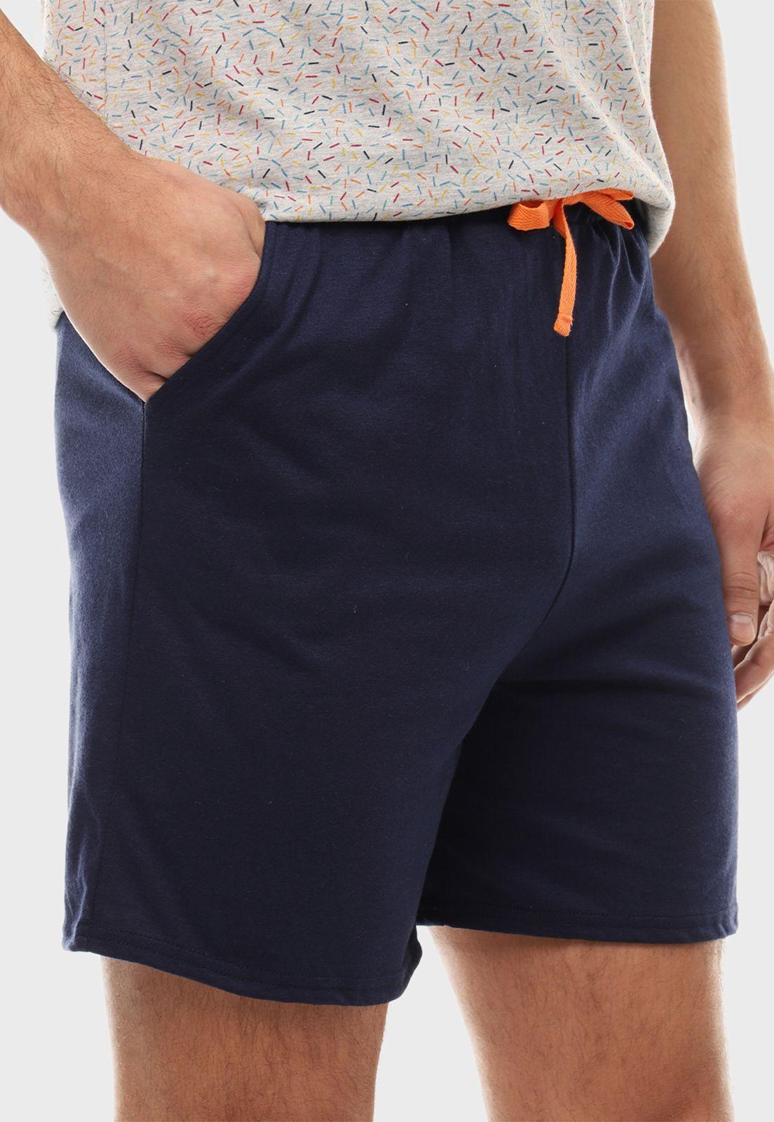 Pijama Print Corto Cuello Redondo Arrow-3