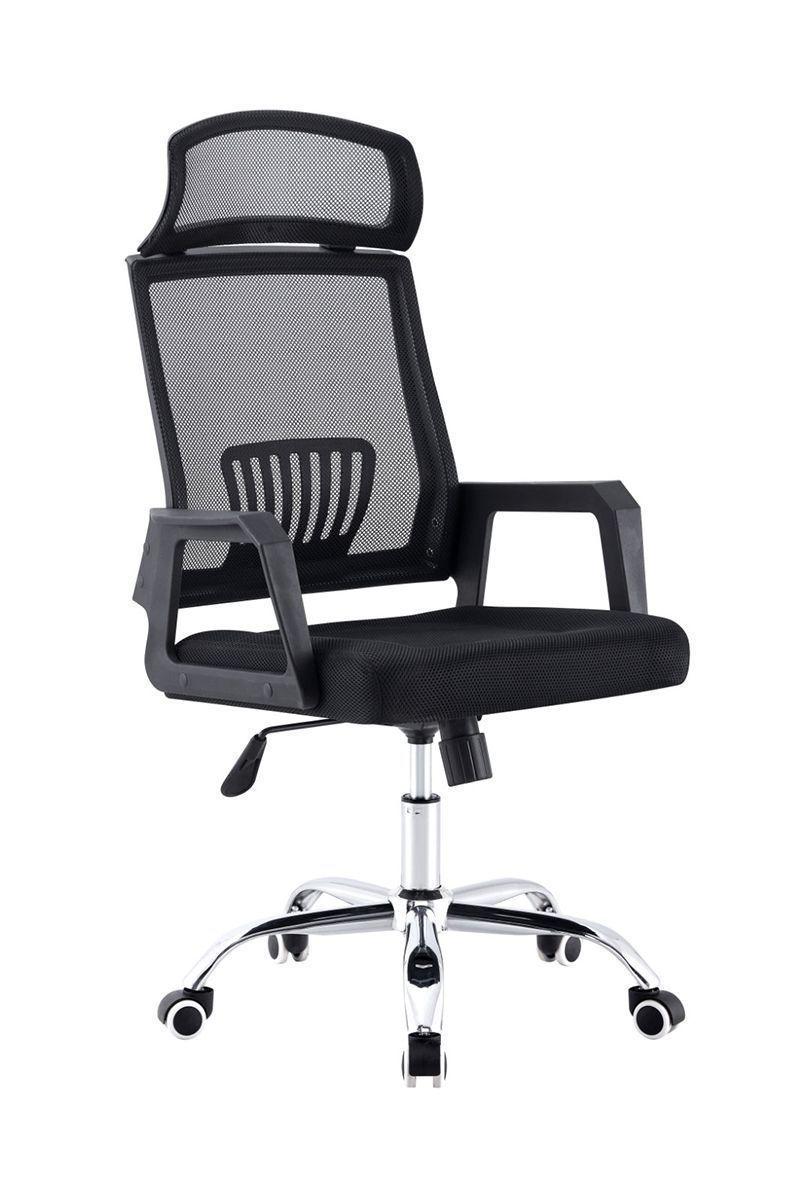 Silla de Oficina Respaldo Transpirable Negro-0