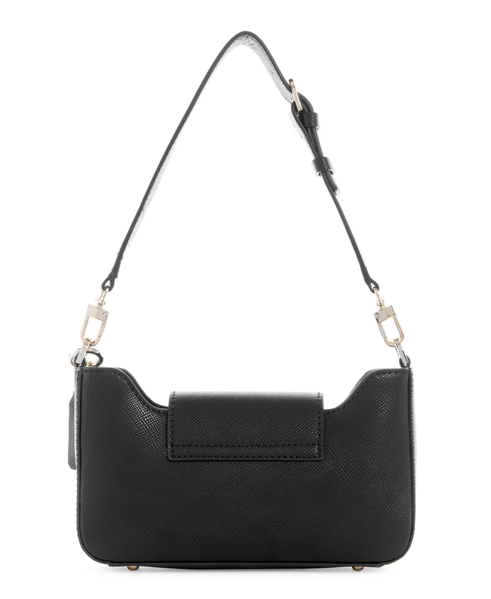 Cartera Guess Eco Ivy Top Zip Shoulder Bla Negro-2