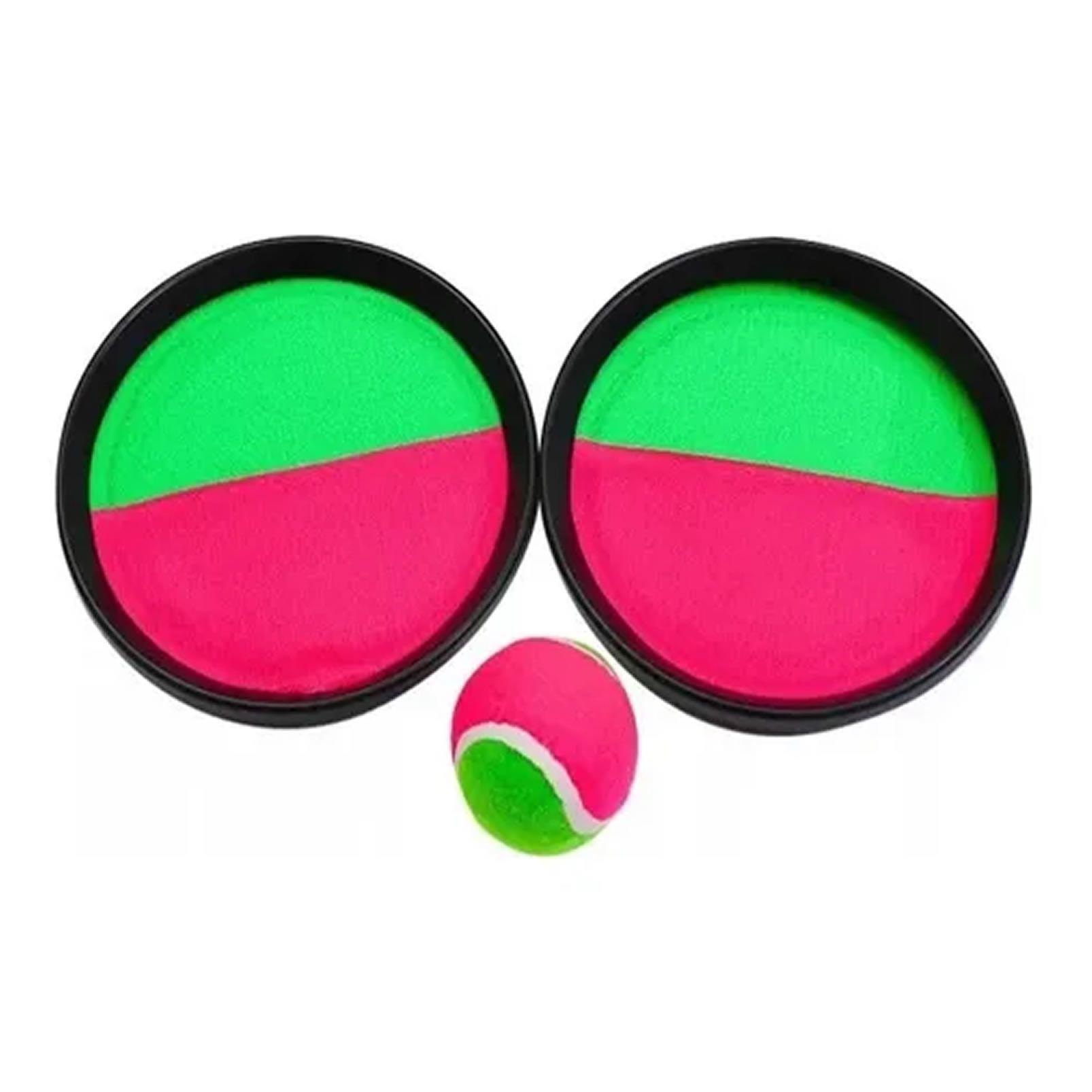 Juego De Playa Raqueta Manual Pelota Niños/a Lanzar Atrapar-0