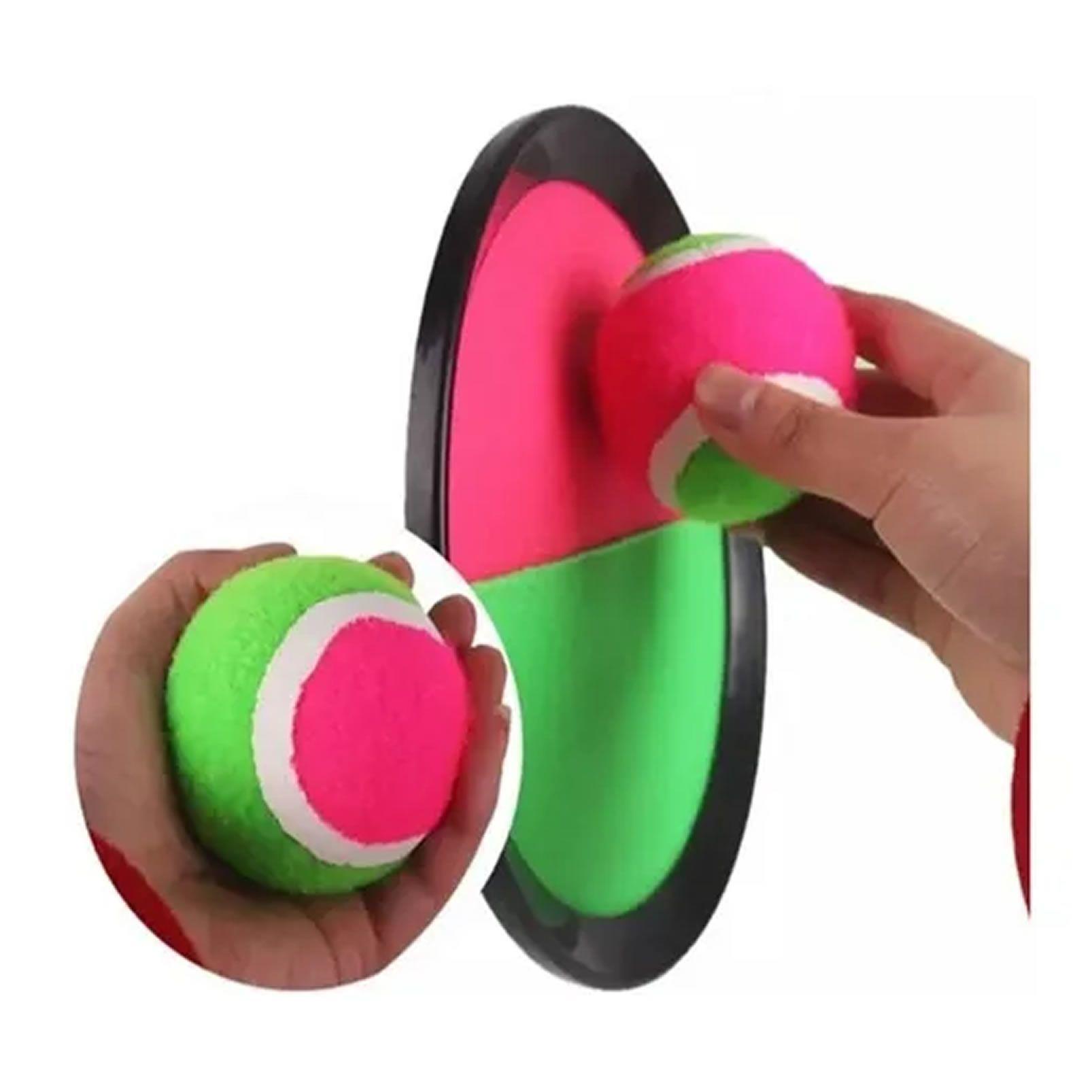 Juego De Playa Raqueta Manual Pelota Niños/a Lanzar Atrapar-1