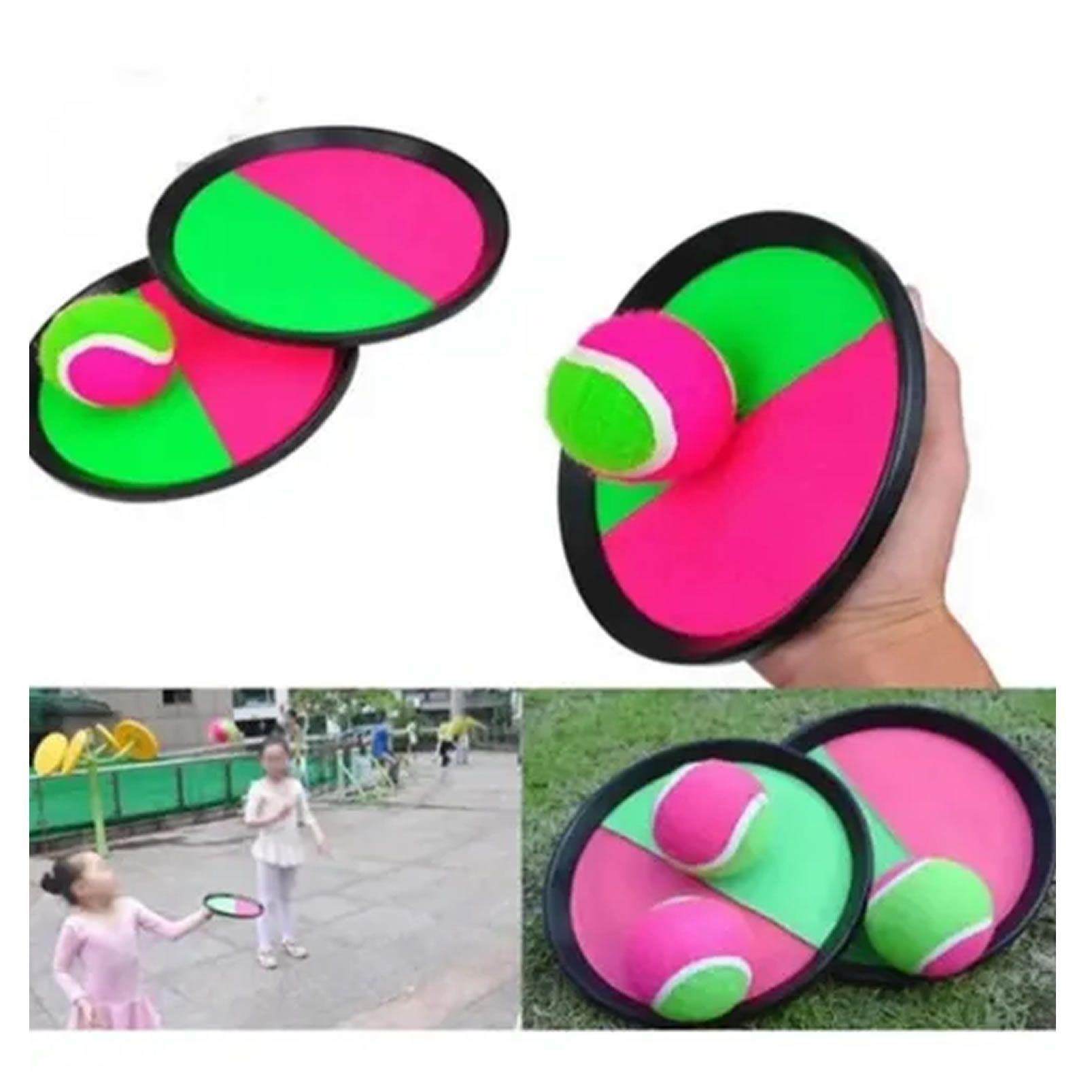 Juego De Playa Raqueta Manual Pelota Niños/a Lanzar Atrapar-3