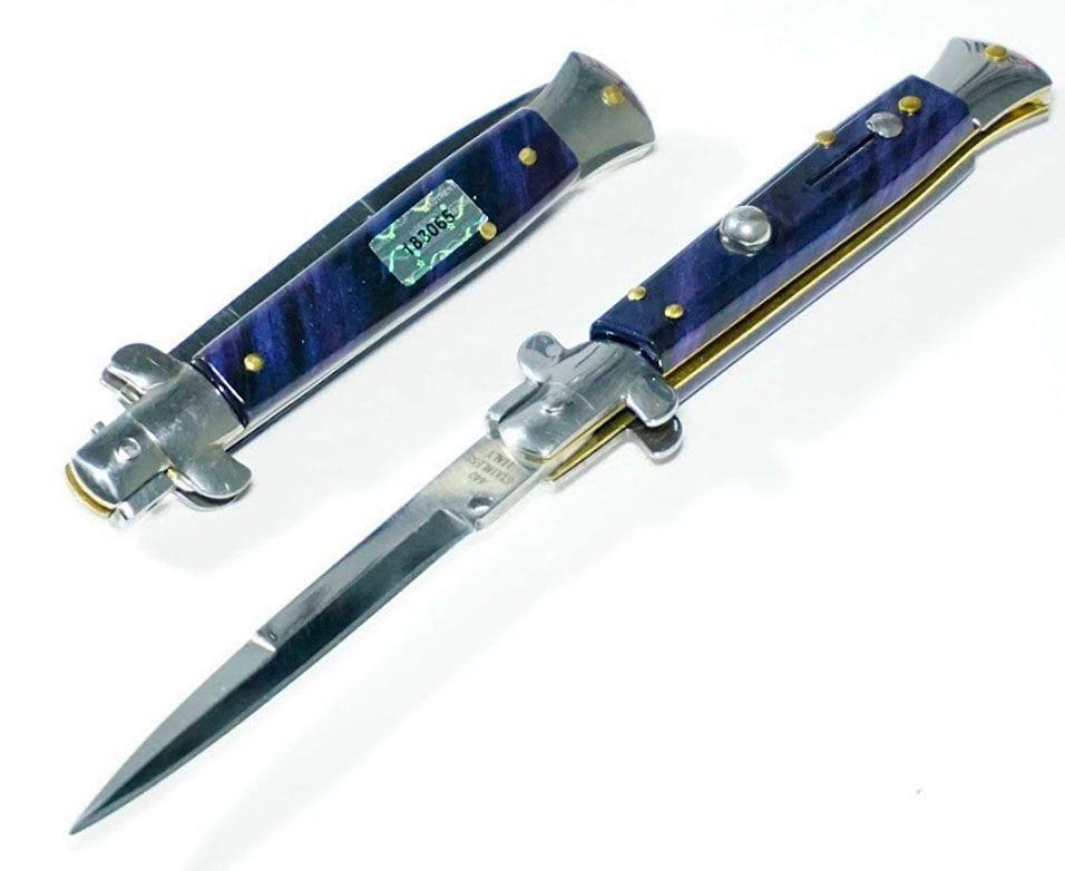 Navaja Estileto Automatico Blue Gambino Ai34-2