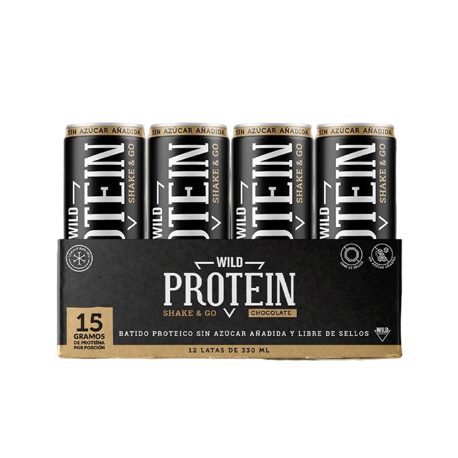 Proteína Shake&Go Chocolate 330 ml x 12 unidades-0