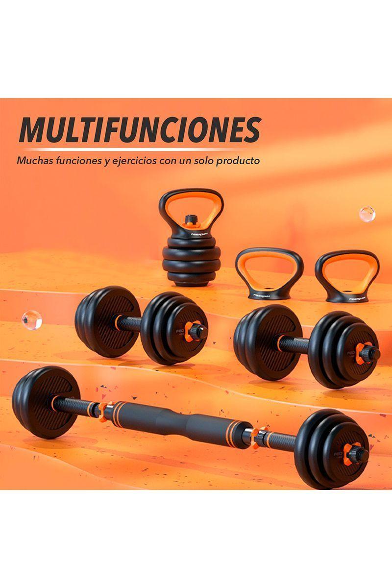 Pack Bicicleta Home Fitness + Set Pesas 20 Kg Kettlebel-4