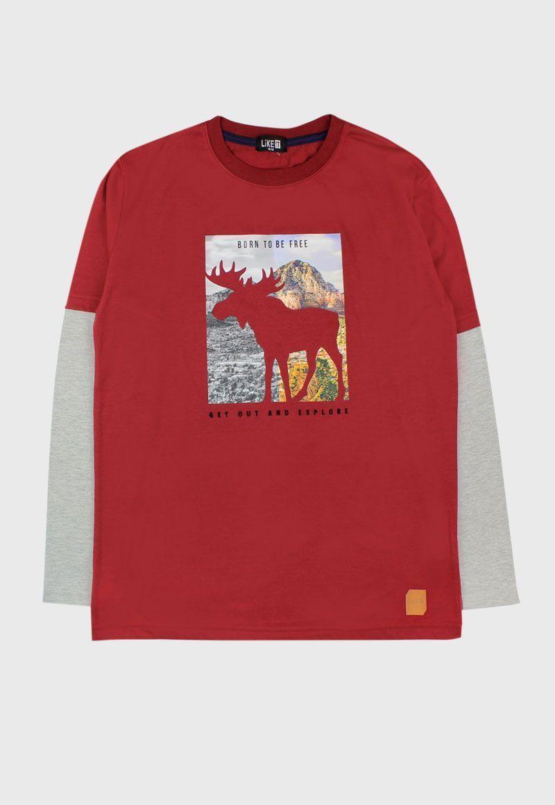 Polera Teens Manga Doble New Horizon-0