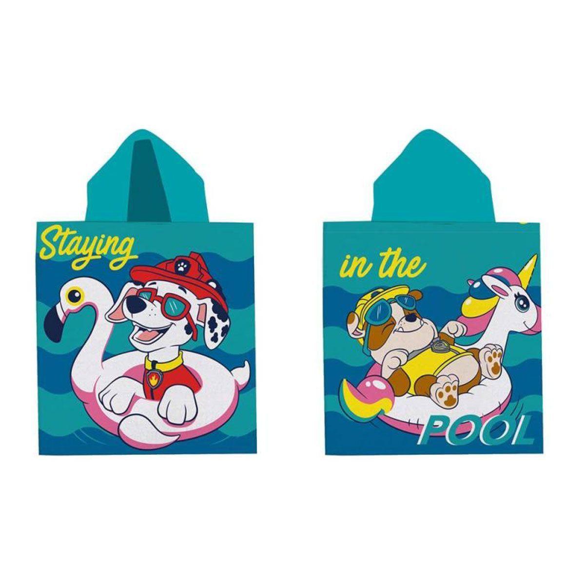 PAW PATROL - TOALLA CON CAPUCHA - MICROFIBRA - 60 X 120 CM - WINDSOR-0