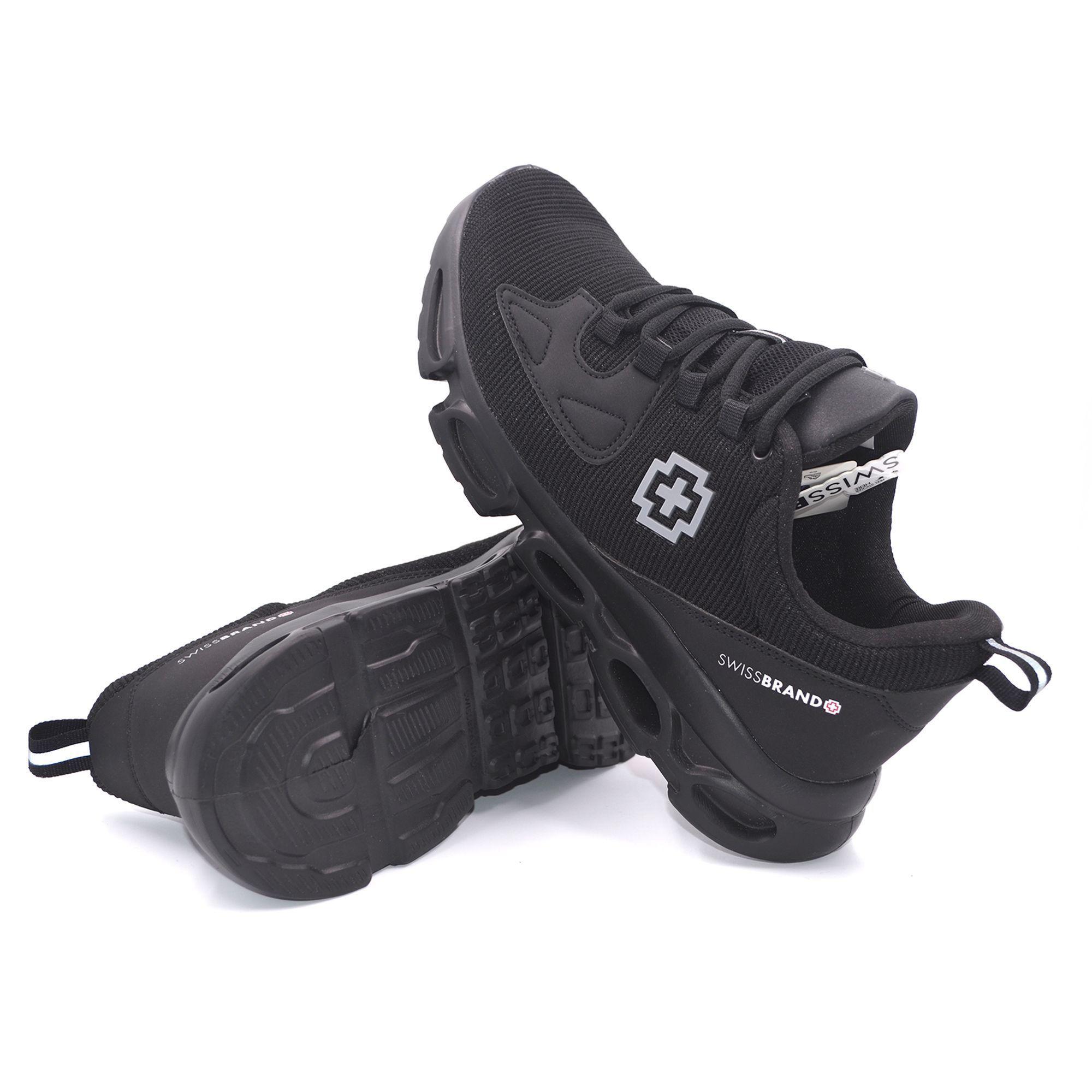 ZAPATILLA  URBANA SWISS BRAND HOMBRE NEGRO-2