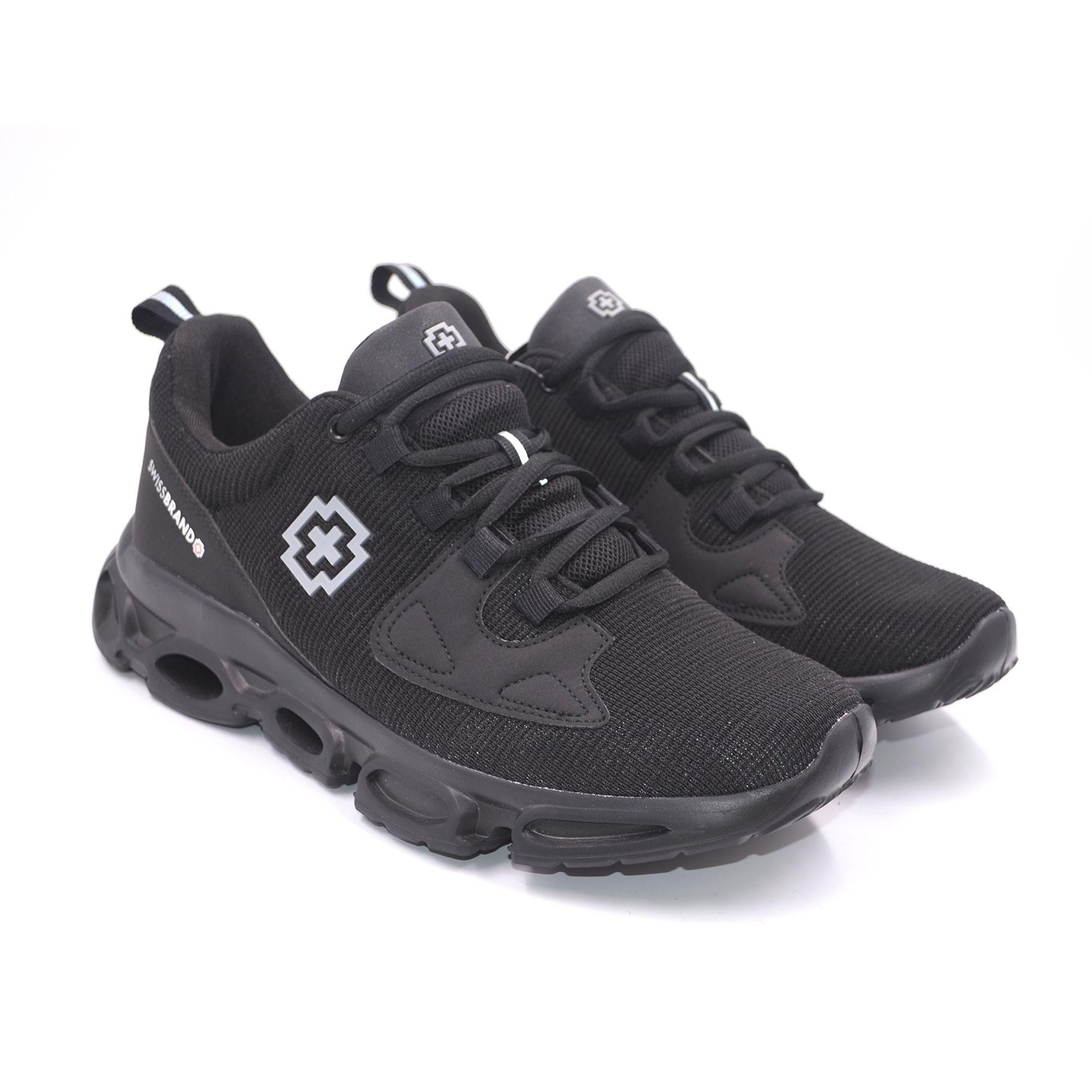 ZAPATILLA  URBANA SWISS BRAND HOMBRE NEGRO-1