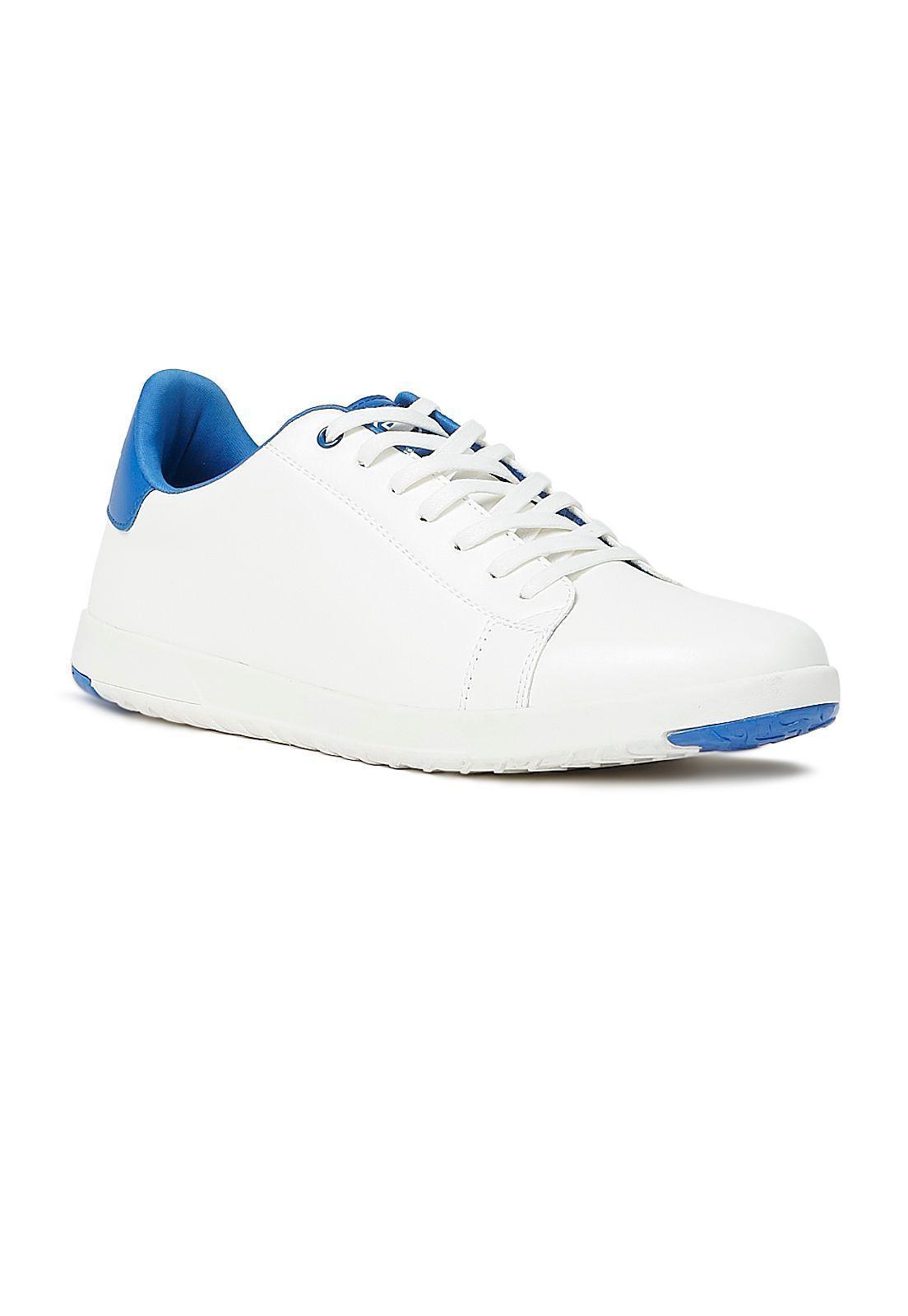 Zapatilla casual lisa blanca-0