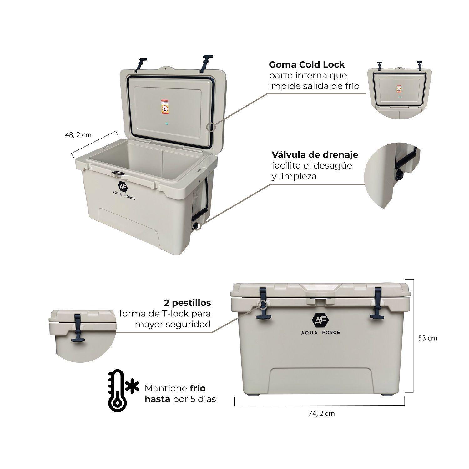 Cooler Santorini 75QT Beige-1